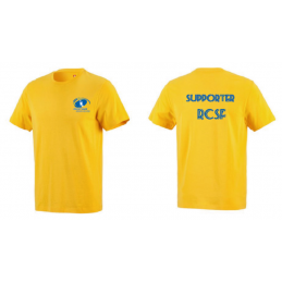 TEE SHIRT SUPPORTER JAUNE